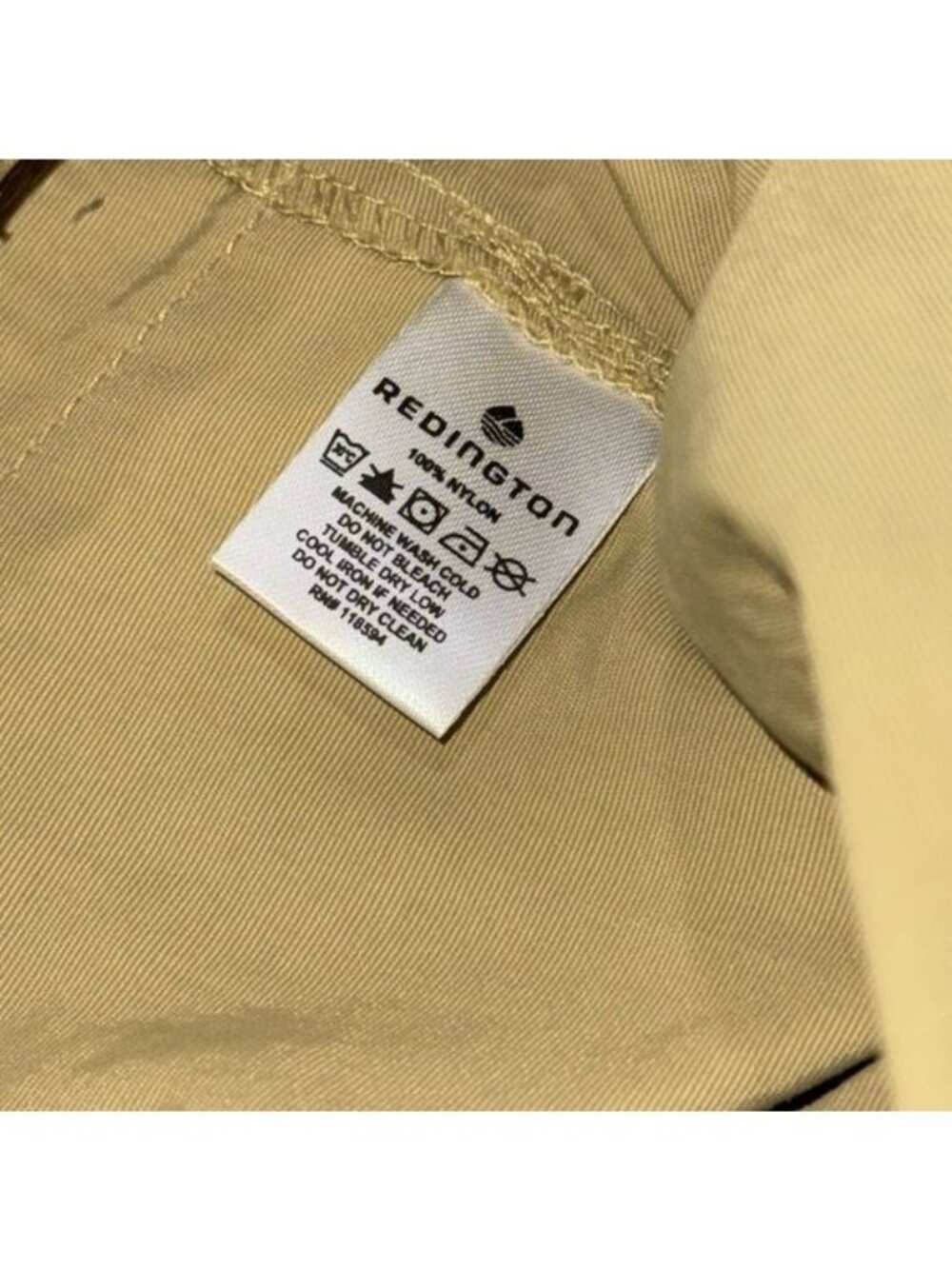 Redington XL Khaki Cotton Pants Thailand-Made - Picture 5 of 12